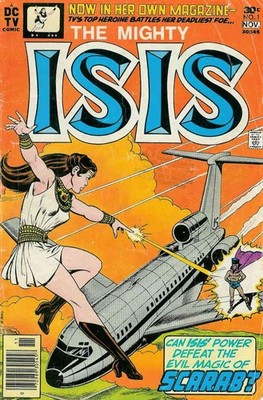 Isis #1 GD; DC | low grade - Mighty Isis November 1976 Scarab - w/Bag+Board