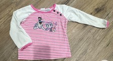 Minnie Mouse 3T Vintage Pink and White Stripped Top