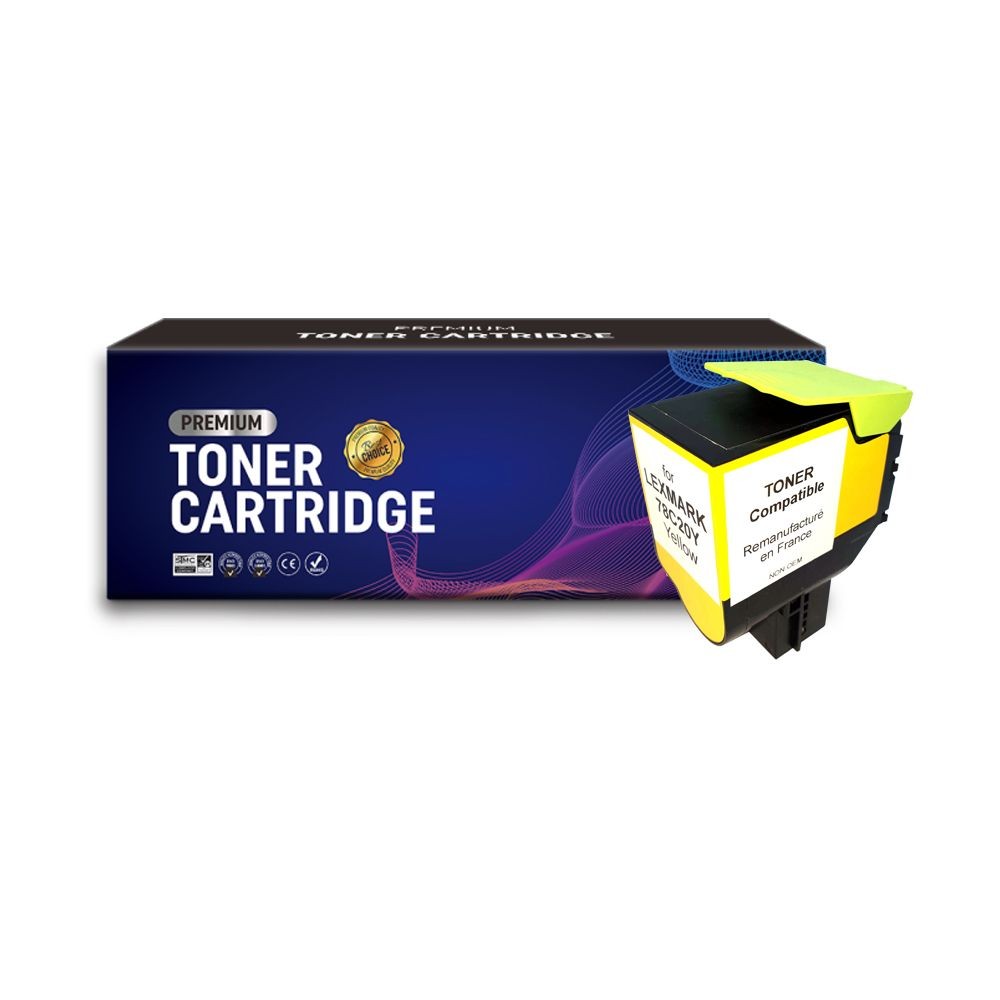Lexmark LCU421AYR kit de toner premium jaune pour imprimante laser de bureau