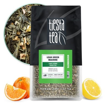 Light Citrus Green Tea Bulk 200 Cups Premium Loose Leaf Resalable Pouch