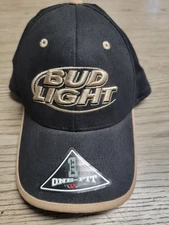 Bud Light Top of the World Rare Embroidered Hat 2004 One Fit Black Gold NWT NEW