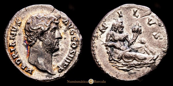  Adriano Denario (2,79 gramosg) 130-133 d.C. Roma RIC II.3 1543; RSC 991 XF-