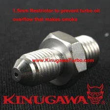 Turbo Oil Feed Adapter Fitting M12x1.5 w/ 1.5mm Hole SAAB 9000 9-3 9-5 TD04HL