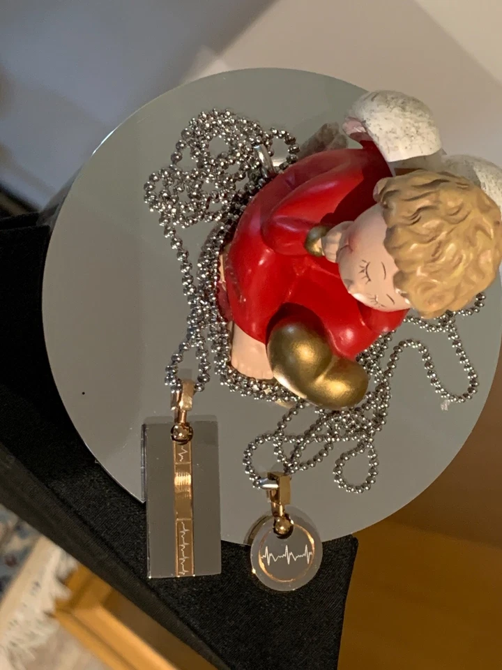 Firetti - Ketten mit Anhänger "Herzschlag“ - Zusammengehörigkeit -NEUWERTIG-OVP - Bild 2 von 4