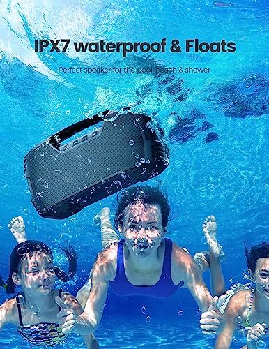 Tragbarer drahtloser Bluetooth Lautsprecher, 40 W lauter Sound IPX7 wasserdichte Lautsprecher, 32 - Bild 5 von 6