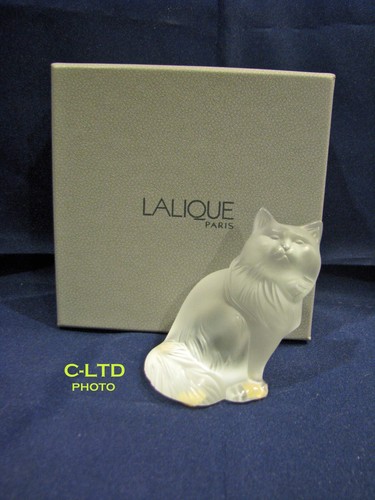 Porte-clés Lalique Vintage Verre Et Métal Doré - Neuf Jamais Utilisé - Dans Son Emballage D'origine