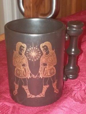 Portmeirion Sternzeichen Tasse ~ Zwillinge ~ in sehr gutem Zustand Kostenloser UK-VERSAND.