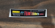 Aurora AFX Flamethrower Europe Box Sticker Reproduction Stickers DIE CUT 