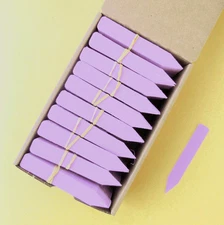 Lavender Plastic Plant Stakes  Labels  Nursery Tags  Made in USA - 4" X 5/8"