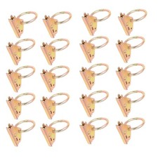 Heavy Duty Steel E-Track O Ring Tie-Down Anchors for E-Track TieDown System 20PC