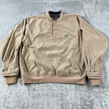 Zero Restriction 1/4 Snap Pullover Men Medium Golf Long Sleeve Made In USA