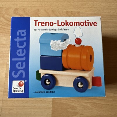 Treno-Lokomotive von Selecta Spielzeug   natürlich aus Holz