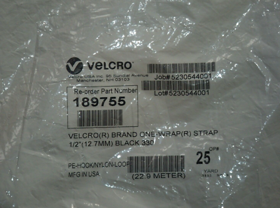 VELCRO Brand One Wrap Strap Part# 189755 1/2