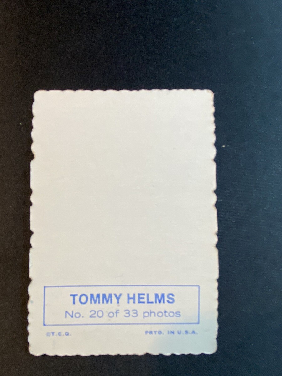 1969 TOPPS DECKLE EDGE TOMMY HELMS CINCINNATI REDS #20 EX-EXMT | eBay