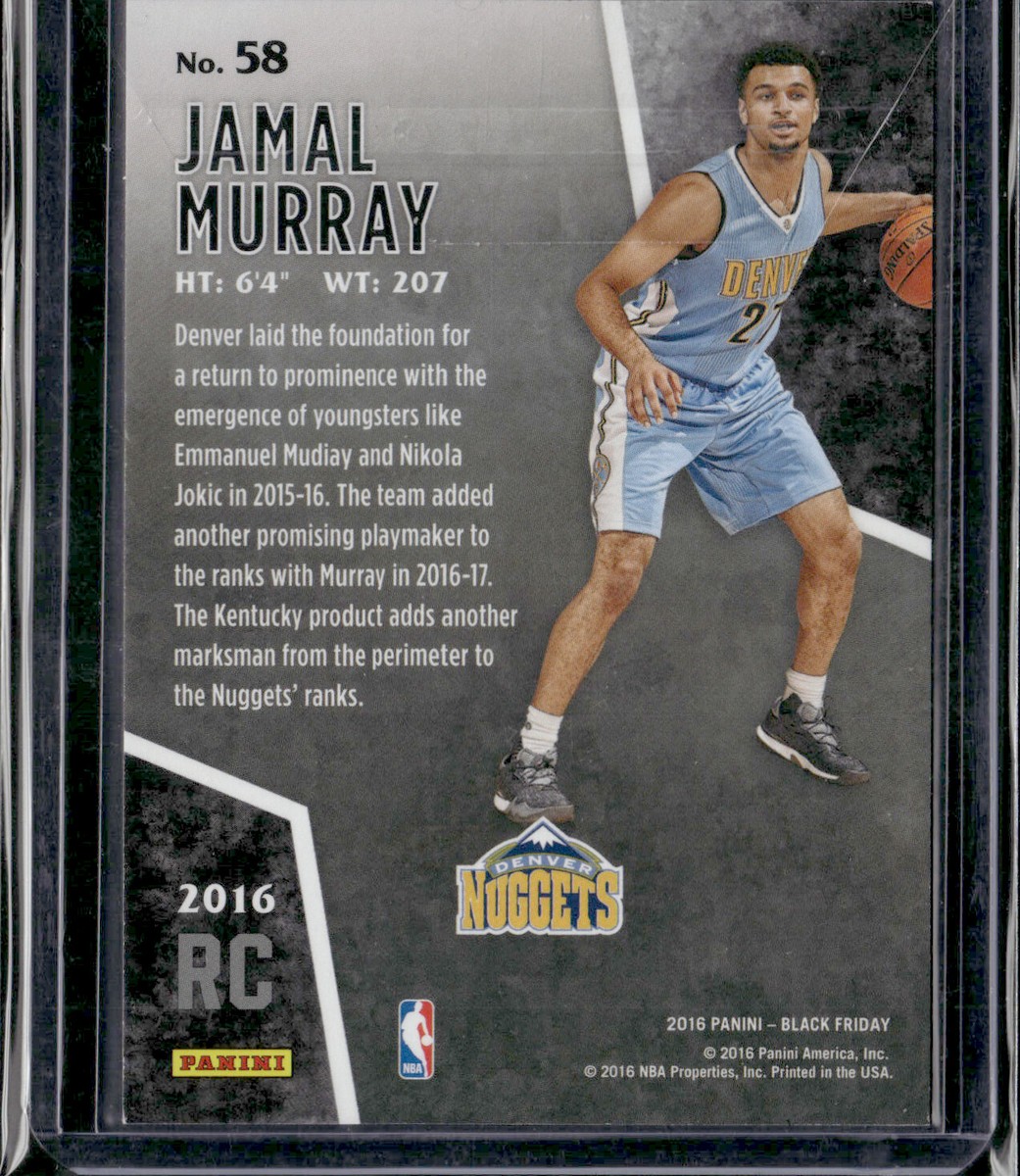 jamal murray rc /25 nbaカード jamal murray rc /25 nbaカード Jamal Murray Rc /25 Nba Card