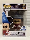 Funko Pop! Disney Sorcerer Mickey Diamond #990 Funko Shop Exclusive Fantasia