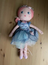Mooshka Fairy Princess Cloth Rag Doll Fairy Tales Tutu Ballerina Tooth Fairy