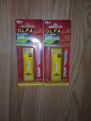  OLFA Replacement Art Blades KB/5B 1124196 Fits AK-1, AK-4 10 blades (5pack)