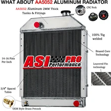 3-ROW RADIATOR FOR NEW HOLLAND SKID STEER L555 L554 JOHN DEERE 675 # MG771716