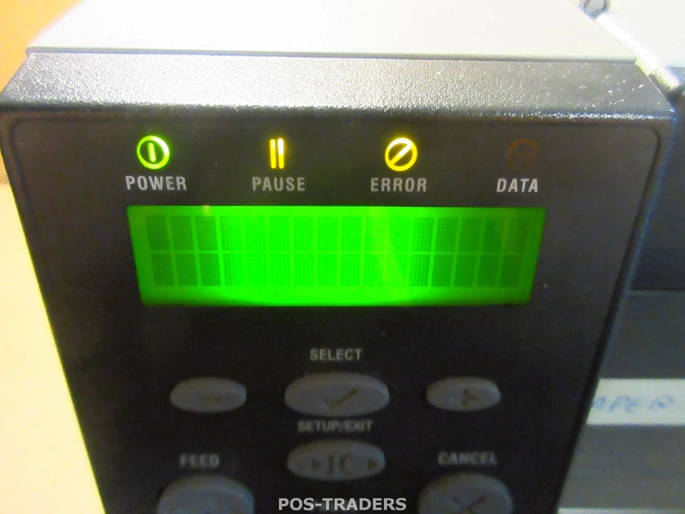 Zebra Z4M Plus Z4M00-300E-0030 300DPI Thermal LAN Label Printer PAPER OUT ERROR - Bild 2 von 3