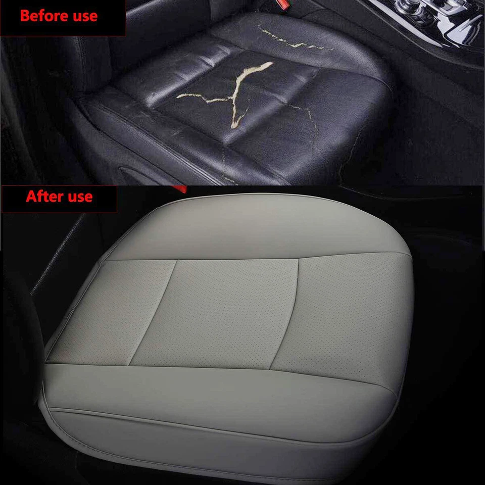 For Ford Car Front Seat Cover SUV PU Leather Half Full Surround Cushion Mat Pad Foto 4 de 4