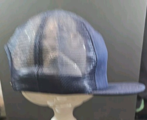 Vintage NOS Denim Mesh Blank SnapBack Hat Made In USA Park Place Brand - Picture 5 of 9