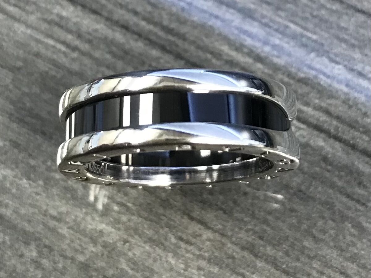 BVLGARI/BULGARI SAVE THE CHILDREN 925 SILVER & BLACK CERAMIC BVLGARI/BULGARI SAVE THE CHILDREN 925 SILVER & BLACK CERAMIC