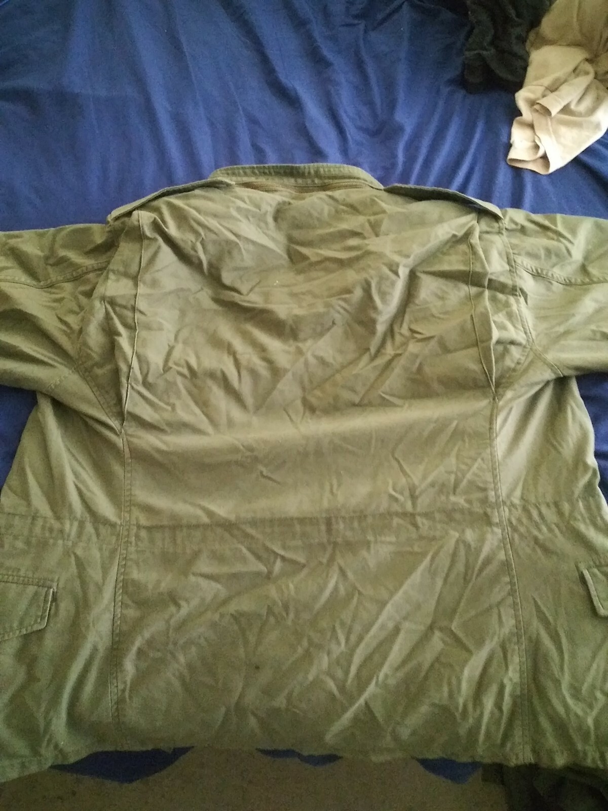 Vintage OD Green M65 Field Jacket. Zipper broke. Few… Gem
