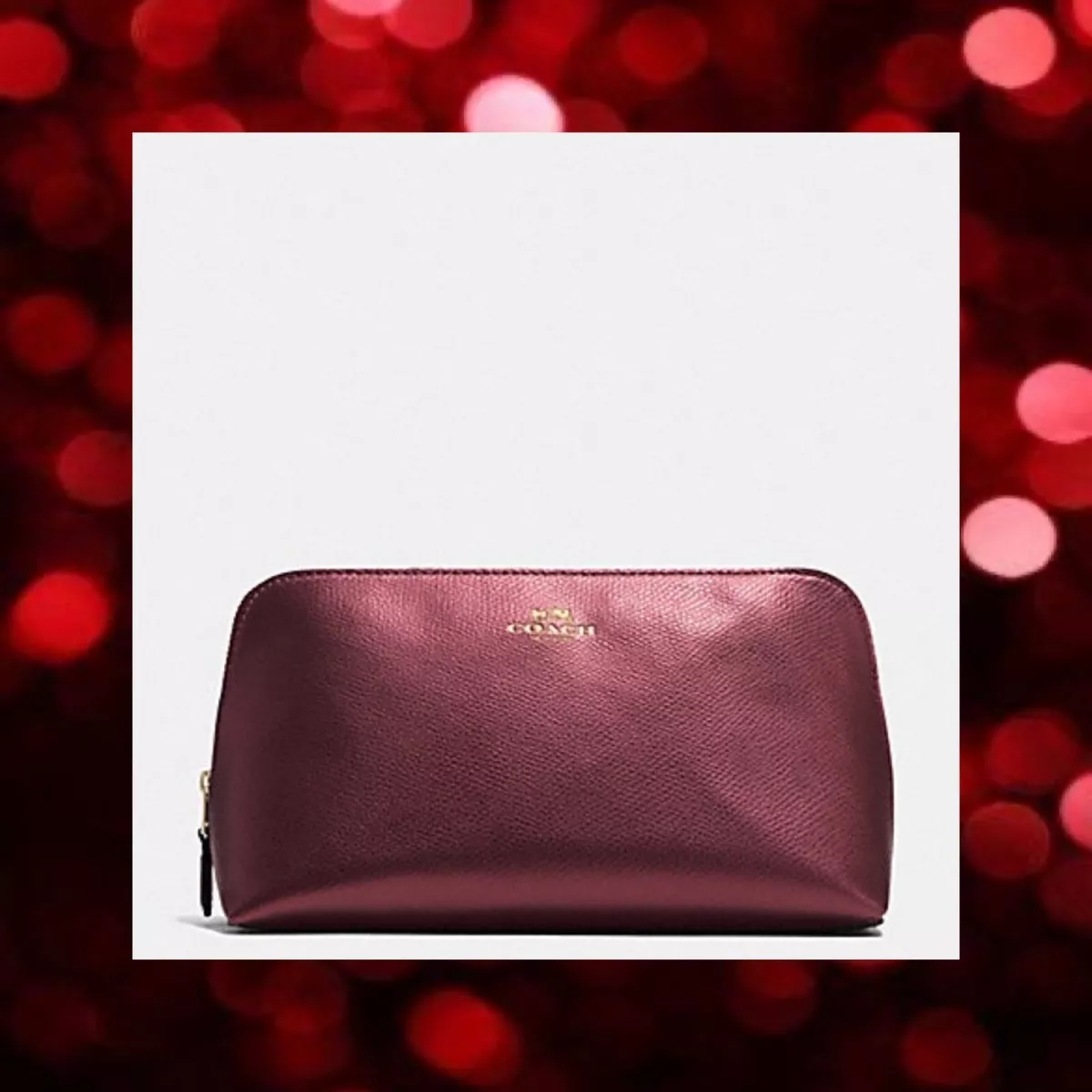 Coach cosmetic hotsell bag 22