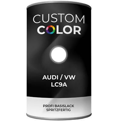 Custom Color Basislack für VW Audi LC9A 1 Liter Autolack Spritzfertig