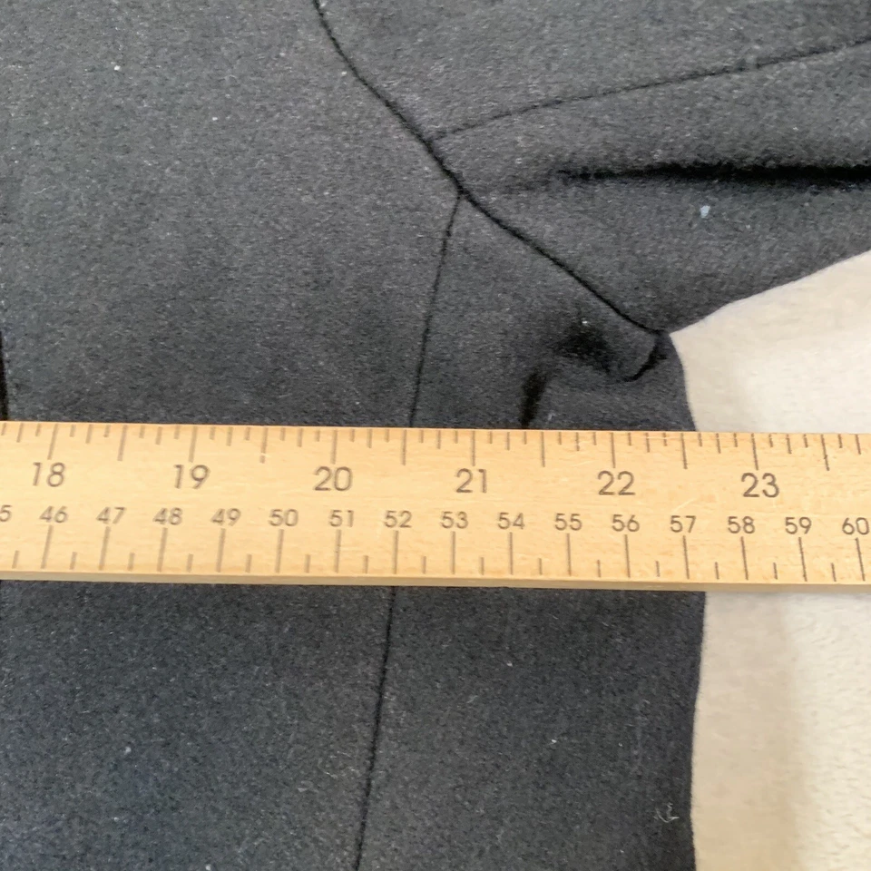 Kenneth Cole Jacket Mens Medium Black Coat Zip Up Wool Blend Bomber Reaction - Image 2 of 4