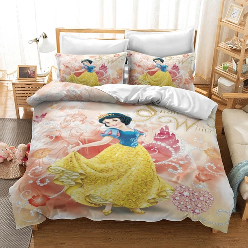 Kids Snow White Duvet Quilt Cover Bedding Sets +Pillowcase Single Double Size UK - Picture 4 of 18