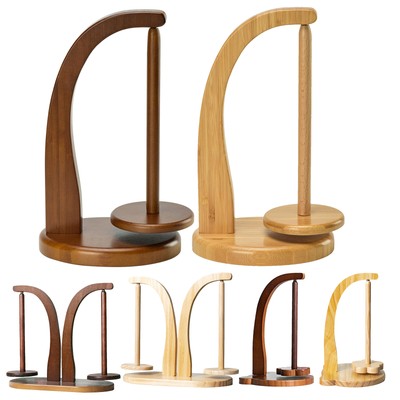 Yarn Holder For Knitting And Crocheting Rotating Magnetic Wooden Yarn Holder 