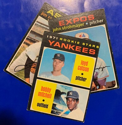 1971 71 Topps LOT YOU PICK EX/MT SINGLES 6/$2 COMPLETE YOUR SET! UPDATED 5/1