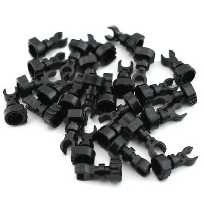 TCM BRICKS Black Leg Skeleton X25 Compatible MiniFig Body Part fits 6266