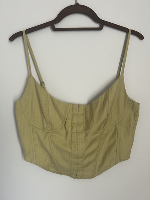 Green PacSun Kendall & Kylie Corset Top #00001