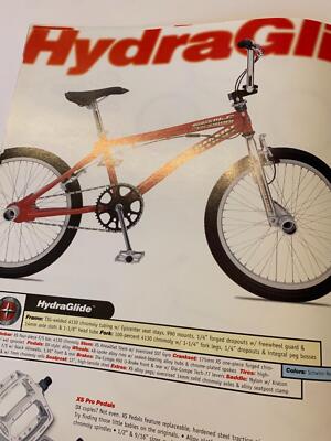 1996 Schwinn Bicycle Co. BMX Catalog brochure Hydraglide Modified