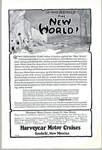 Harveycar Motor Cruises 1928 Is ThisThe New World? Original Magazine Print Ad - Picture 6 of 6