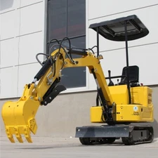 Cheapest Mini Excavator 13.5 HP Hydraulic Thumb Clamp Free shipping 2025 New