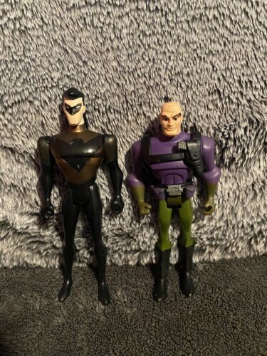 1998 Batman Nightwing Bronze Justice League Lex Luthor Figur Lot DC - Bild 1 von 2