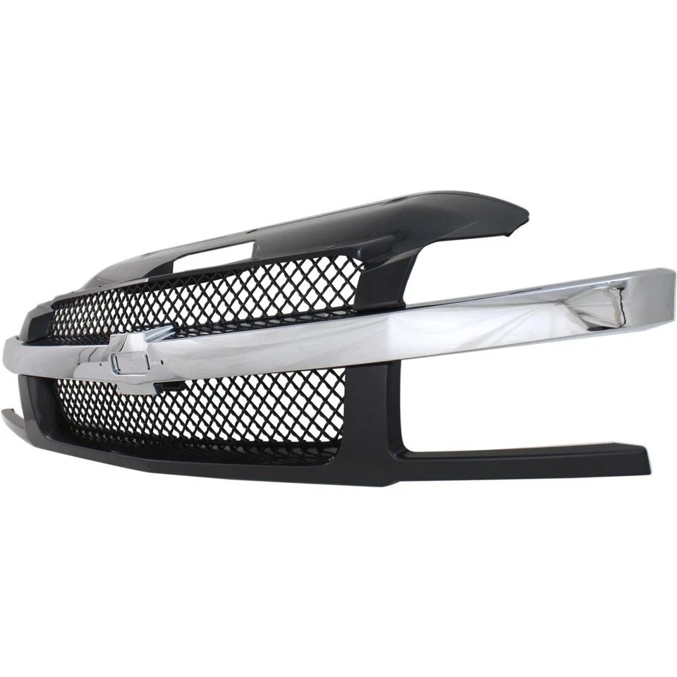 NEW FRONT GRILLE ASSEMBLY BLACK PLASTIC FOR 2002-2006 CHEVROLET AVALANCHE 1500 - Изображение 4 из 4