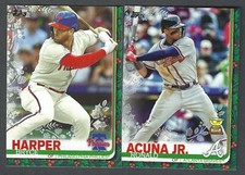 2019 Topps Holiday Baseball METALLIC Foil Parallels Complete Your Set - You Pick
