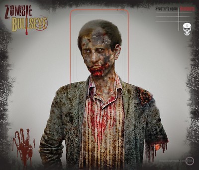 (5-pack) Zombie ''missing arm'' Shooting Target 26'' W x 17'' H