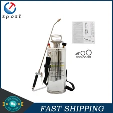 2Gallon Stainless Steel Sprayer 8L Hand Pump Sprayer Garden And Lawn Cleaning