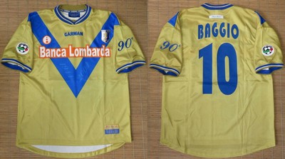 数量限定・即納特価!! 2000-2001 ブレシア#10バッジョ アウェイ