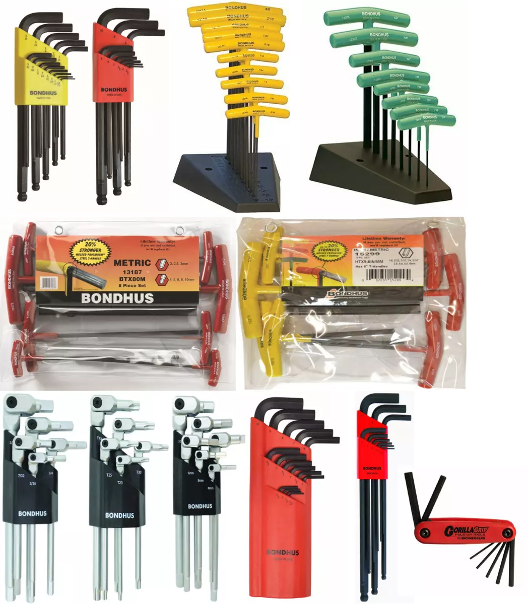 Allen key set on sale metric and imperial