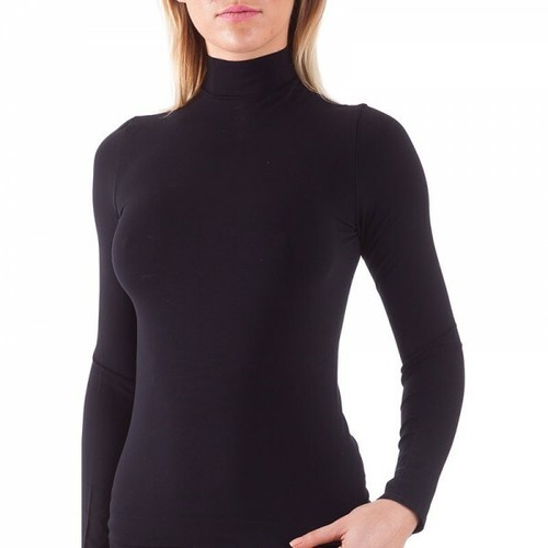 3 Stück Dolcevita Lupetto Damen aus weicher Mikrofaser Winter Strick Stehkragen - Bild 2 von 3