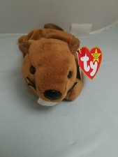 TY Beanie Baby - 1995 Bucky The Beaver 8.5 in - NEW WITH TAGS FREE SHIPPING