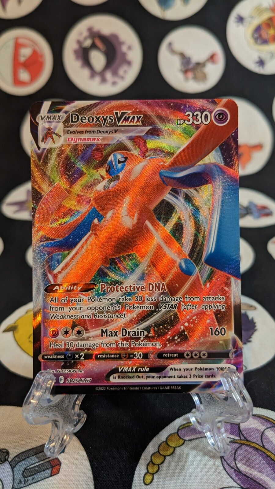 Deoxys VMAX SWSH Black Star Promos Pokemon Card