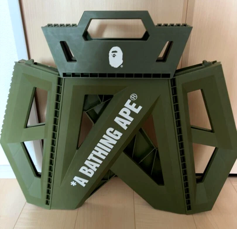 BAPE A Bathing Ape A BATHING APE FOLDING STOOL Chair 1J30192010 NEW Japan F/S - Image 4 of 4